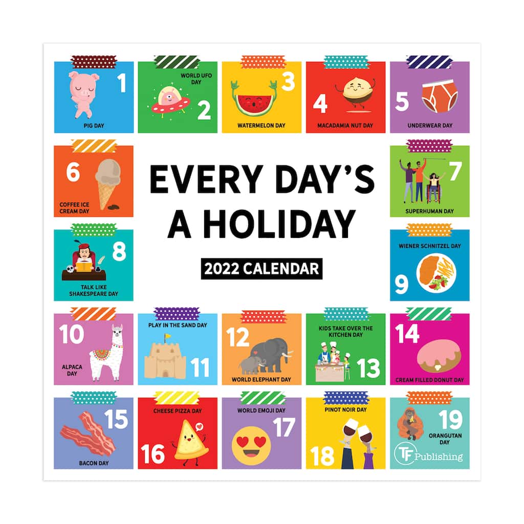 2022 Every Day S A Holiday Mini Calendar Michaels